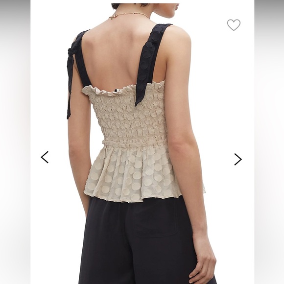 Club Monaco Peplum Top - Picture 2 of 2